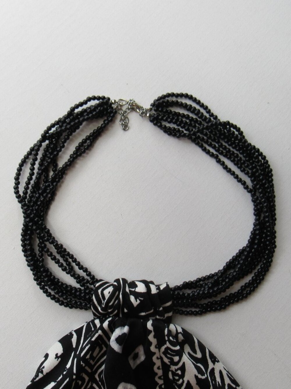 White House Black Market Women's Halter with Braided Necklaces Tie Blouse Top - Picture 3 of 7